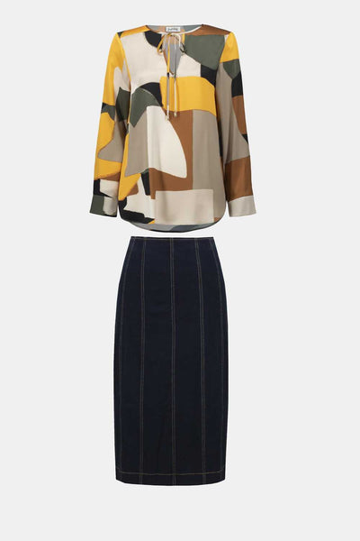 Joseph Ribkoff - Elegante Satin-Bluse