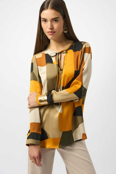 Joseph Ribkoff - Elegante Satin-Bluse