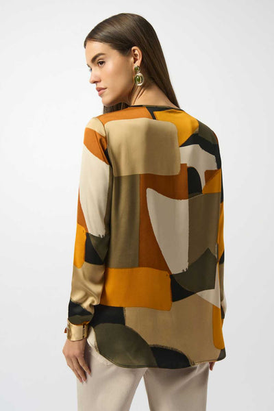 Joseph Ribkoff - Elegante Satin-Bluse
